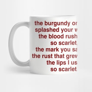 Maroon Mug